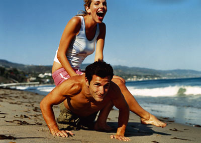 Allenamento in spiaggia